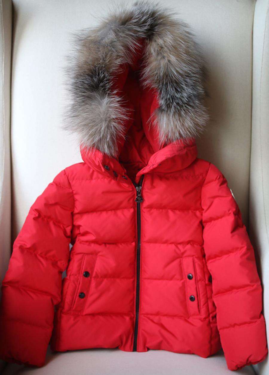 MONCLER KIDS GIRLS NANTUA DOWN PADDED SNOWSUIT 6 YEARS