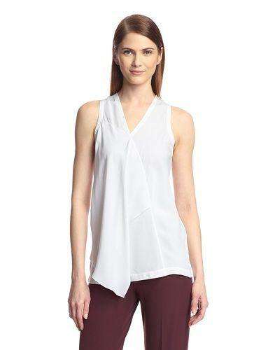 YIGAL AZROUEL GEORGETTE SILK TOP US 2 UK 6