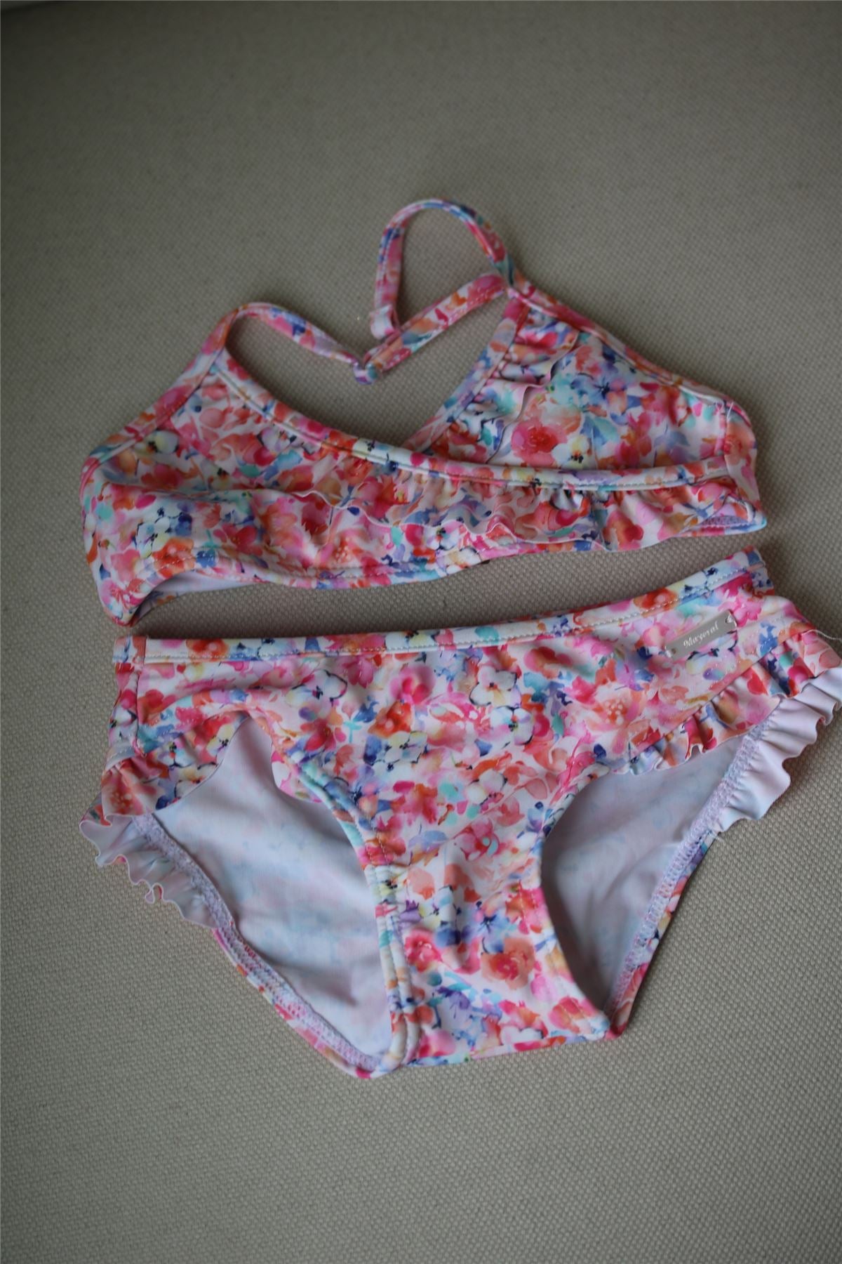MAYORAL GIRLS PINK FLORAL BIKINI 4 YEARS