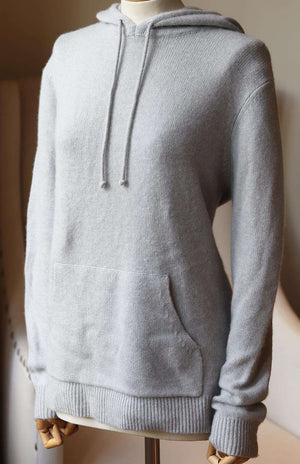 DION LEE CUTOUT CASHMERE HOODED SWEATER UK 8